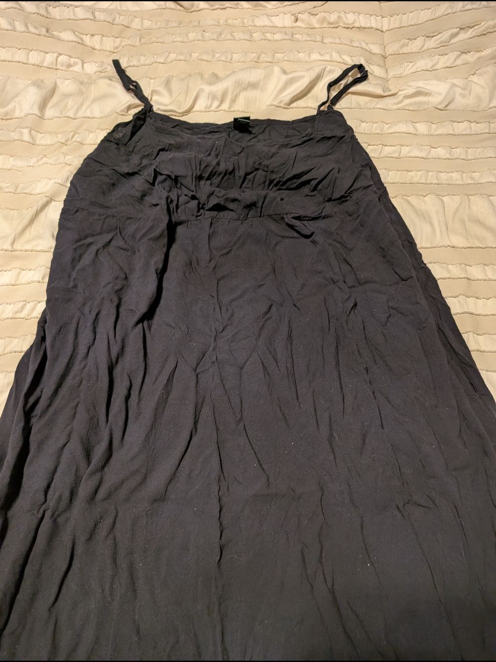 wild fable Black Spaghetti-Strap Mini Dress